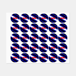 Etiquetas Bandera del Orgullo de la Ocupación de SlipperyJoe