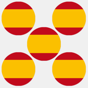 Etiquetas bandera española
