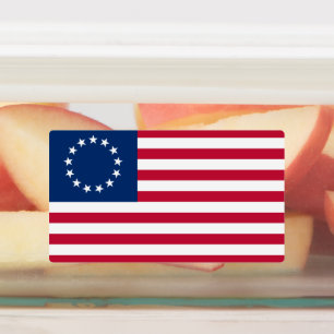 Etiquetas Betsy Ross Old Glory Bandera Americana de EE. UU.