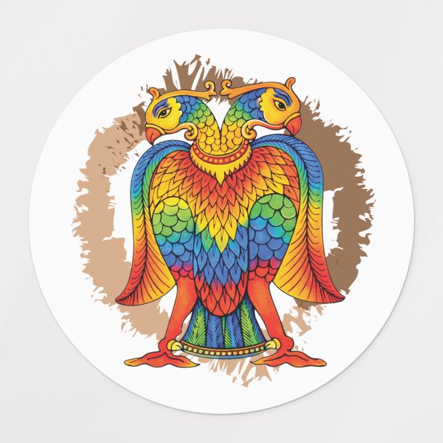 Etiquetas bherunda bird (Diseño 3)