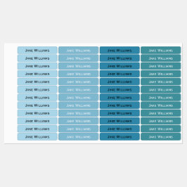 Etiquetas Blue School Clothing Kids' Labels