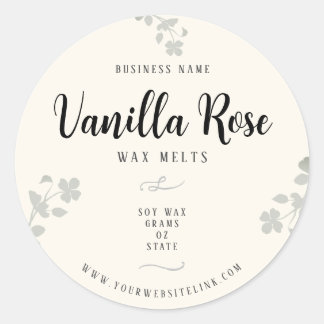 Etiquetas botánicas de personalizado Wax Melt