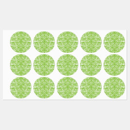 Etiquetas Botánicas Verdes Elegantes Impermeables