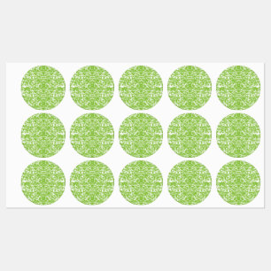 Etiquetas Botánicas Verdes Elegantes Impermeables