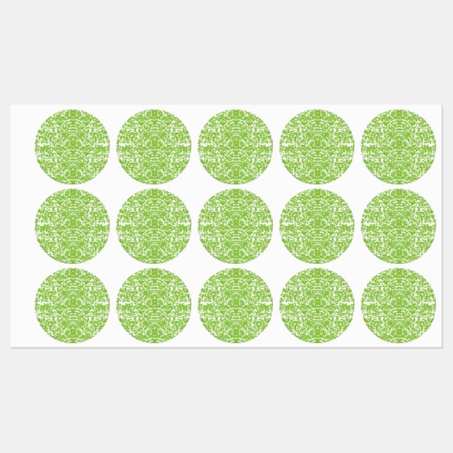 Etiquetas Botánicas Verdes Elegantes Impermeables (Hoja)