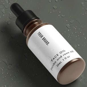 Etiquetas Botella cuenta-gotas impermeable minimalista simpl