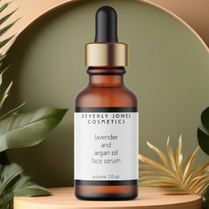 Etiquetas Botella de cuentagotas para cosméticos impermeable