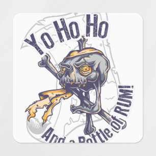 Etiquetas Bottle of rum