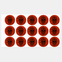 Calavera B de WordArt