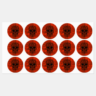 Etiquetas Calavera B de WordArt