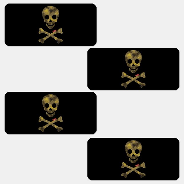 Etiquetas Calavera de camuflaje (Grupo)