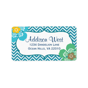 Etiquetas Calypso Chevron