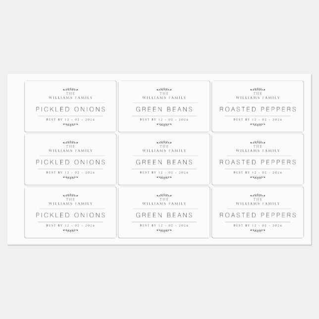 Etiquetas Cañón (Hoja)