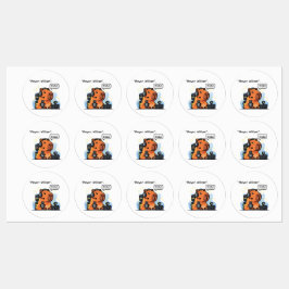 Etiquetas Capybara Streamer Sticker – Custom Gamer Design