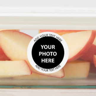 Etiquetas Cargar foto de imagen y añadir texto - Personaliza