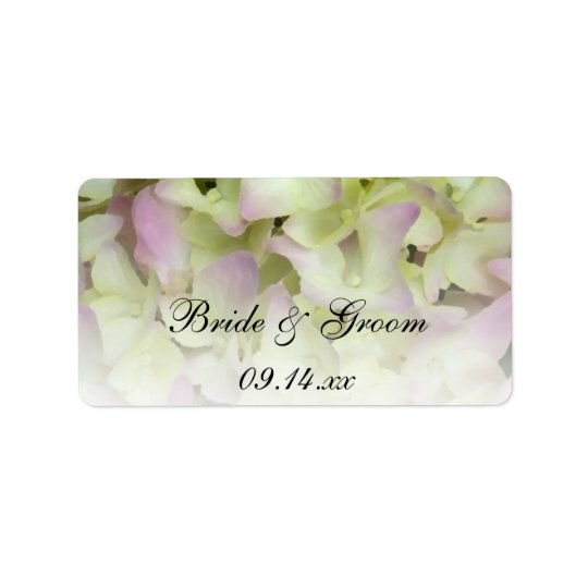 Etiquetas casi rosadas del favor del boda del