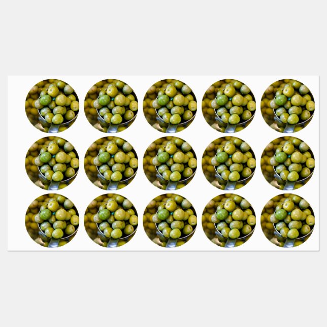 Etiquetas Castelvetrano Aceitunas verdes dulces (Hoja)