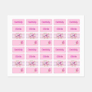 Etiquetas Chicas gemelos flamencos con nombres