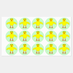 Etiquetas Chick de Pascua