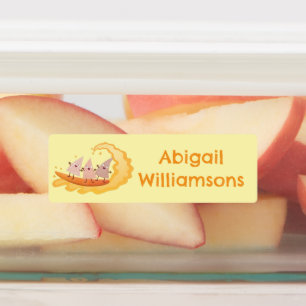 Etiquetas Chips de maíz de nachos curtidos surfeando de form