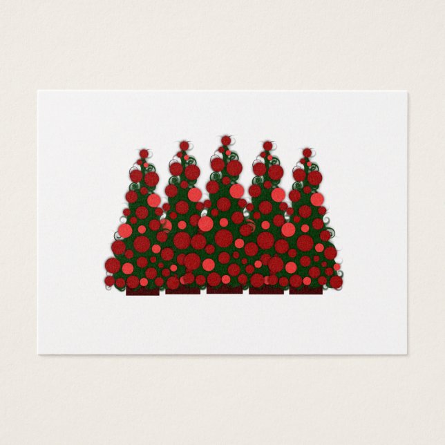 Etiquetas Chunky Red Message Navidades (Frente)