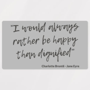 Etiquetas Cita Jane Eyre I