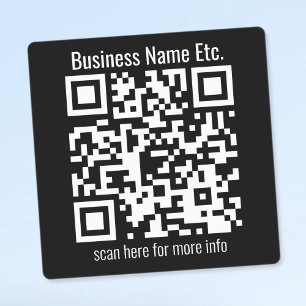 Etiquetas Código QR editable al instante y nombre de la empr