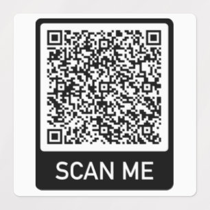 Etiquetas Código QR - Escándame profesional personalizado mo
