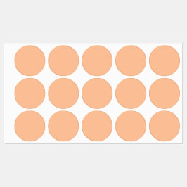 Etiquetas Color de moda Peach Fuzz Color sólido | Elegante