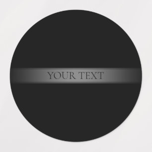 Etiquetas Color editable de banda de degradado simple y eleg