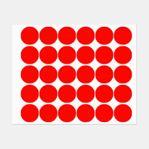 Etiquetas Color sólido rojo de la manzana dulce