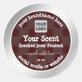 Etiquetas con logotipo de embalaje de productos de