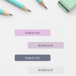 Etiquetas con nombre para colegio estilo Boho Girl
