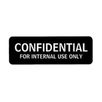 Etiquetas CONFIDENCIALES