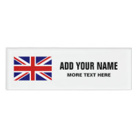 Etiquetas conocidas personalizadas bandera
