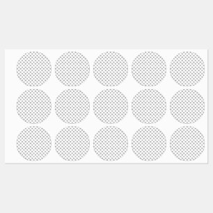 Etiquetas Corazones gris de hormigón simétricos pequeños en 