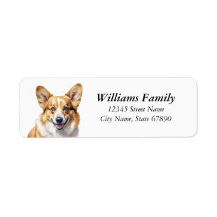 Etiquetas Corgi Return Address