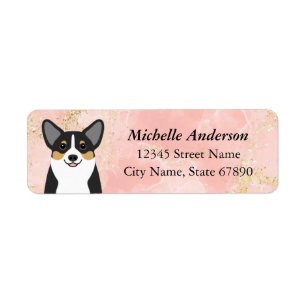 Etiquetas Corgi Return Address