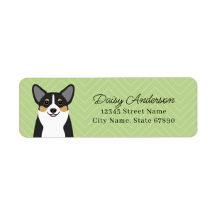 Etiquetas Corgi Return Address
