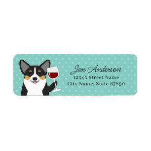 Etiquetas Corgi Return Address