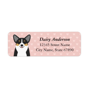 Etiquetas Corgi Return Address