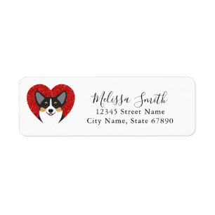 Etiquetas Corgi Return Address