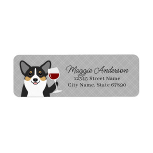 Etiquetas Corgi Return Address