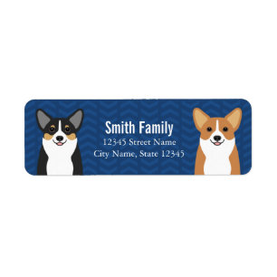 Etiquetas Corgi Return Address