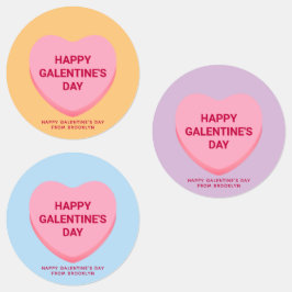 Etiquetas Cortas y variadas conversaciones corazones del Día