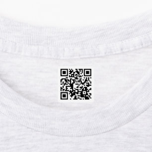 Etiquetas Crear código QR instantáneamente Ropa impermeabl