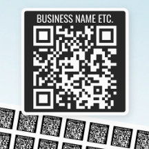 Crear su propio código QR e información | Blanco y