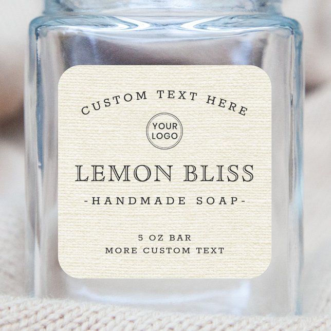 Etiquetas cuadradas del logotipo de la ropa de col (Subido por el creador)