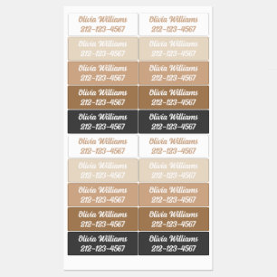 Etiquetas Cuidado infantil impermeable de vuelta al nombre d