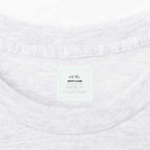 Etiquetas custom personalized quilt label